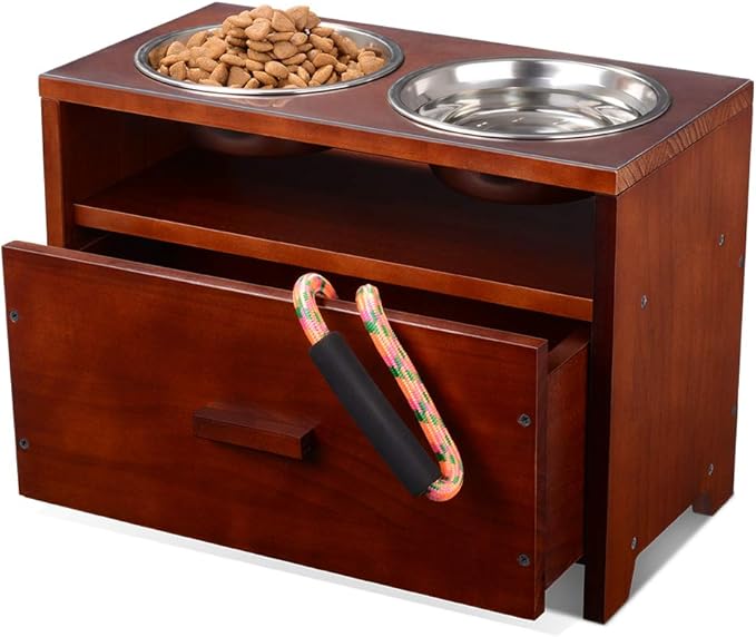 Pet Supplies XCSOURCE Elevated Dog Bowl Raised Pet Feeder Stand