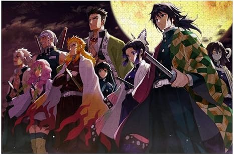 Amazon Co Jp 鬼滅の刃 鬼殺隊 1000ピース ジグソーパズル 鬼殺隊 きめつのやいば キャラクター パズル アニメパターン 萌えグッズ 竈門 炭治郎 襧豆子 伊之助 我妻 善逸 義勇 錆兎 子供 初心者向け ギフト プレゼント ホーム キッチン