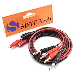 SDTC Tech Banana Plug to Alligator Clip Test Leads