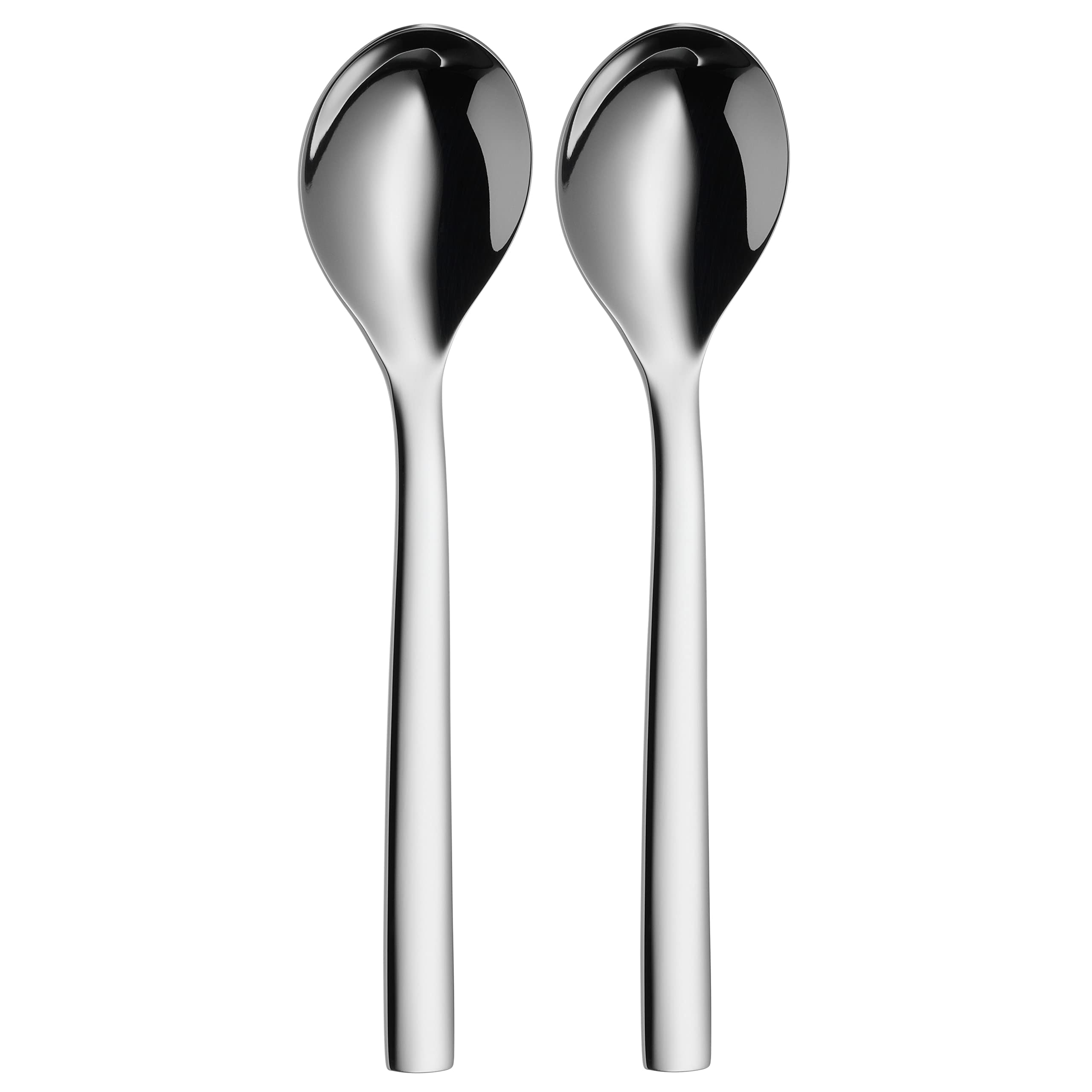 WMF Nuova Cereal Spoon, Set of 2, 16.5 cm, Yoghurt Spoon, Cromargan Stainless Steel, Tea Spoon, Polished Coffee Spoon, Dishwasher Safe