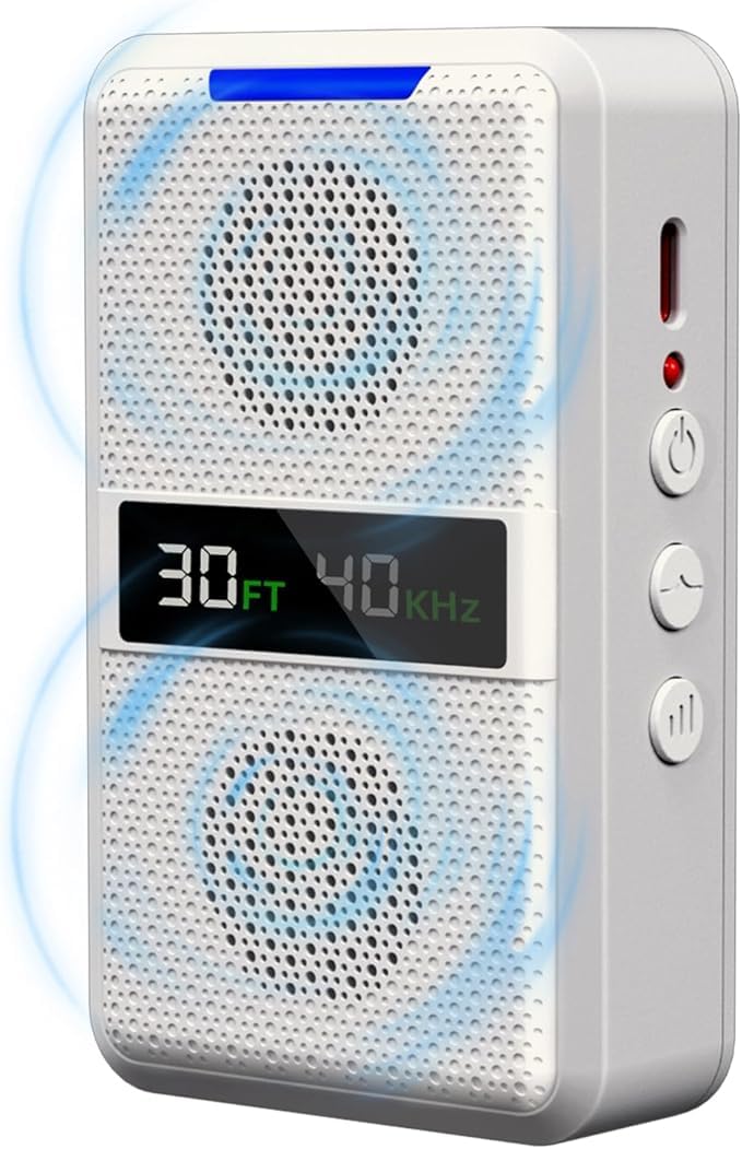 Photo 1 of HUHUWOW Type-C Rechargeable Anti Barking Device for Dogs, Adjustable Frequency & 30 FT Range Dog Barking Silencer