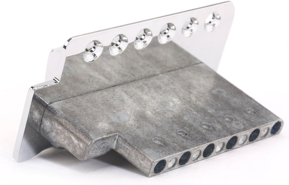Musiclily 52.5mm Tremolo Bridge for Strat Electric Guitar Replacement,Chrome - Image 5