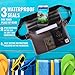 Waterproof Pouch with Waist Strap (2 Pack) | Best Way to Keep Your Phone and Valuables Safe and Dry | Perfect for Boating Swimming Snorkeling Kayaking Beach Pool Water Parks