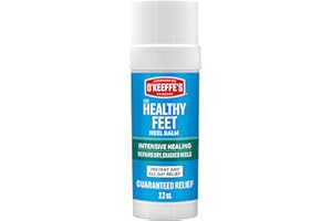 O'Keeffe's for Healthy Feet Intensive Healing Balm; Guaranteed Relief for Extremely Dry; Cracked Feet; Instantly Fills Dry; Cracked Heels; 2.2oz Balm Stick; (Pack of 1)