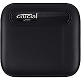 Crucial X6 4TB Portable SSD – Up to 800MB/s – USB 3.2 – External Solid State Drive, USB-C - CT4000X6SSD9