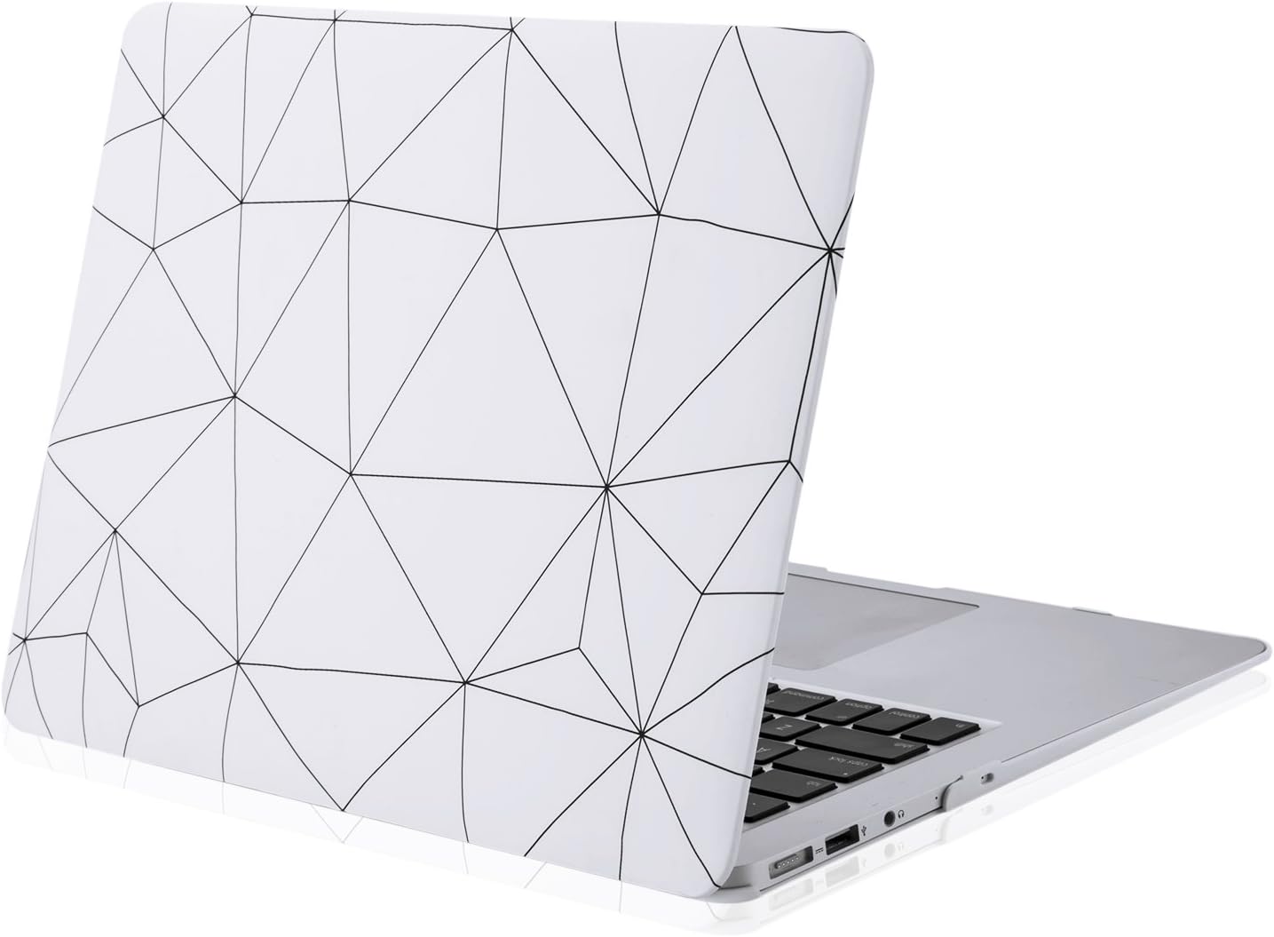 KAOPU MacBook Pro 13 Case 2018 2017 2016 Release A1989/A1706/A1708, Plastic Hard Shell Cover Compatible Newest MacBook Pro 13 Inch with/Without Touch Bar, White
