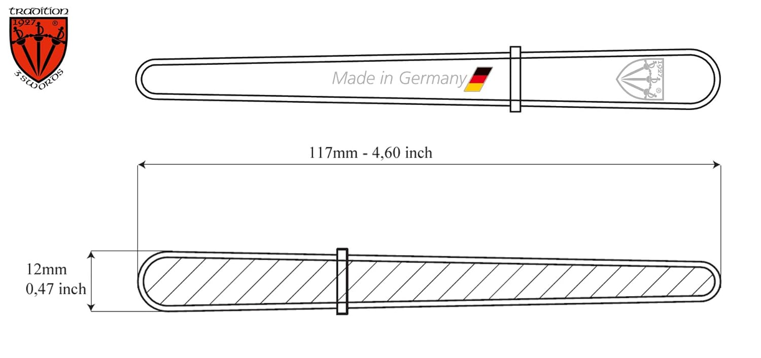 3 Swords Germany - brand quality double sided (fine & coarse) SAPPHIRE POCKET NAIL FILE manicure pedicure grooming for professional finger & toe nail care by 3 Swords, Made in Solingen Germany (82501) : Tweezers : Beauty