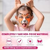 ACWOO 22 Colors Face Paint Crayons Safe Non-Toxic Body Painting Kit view 4