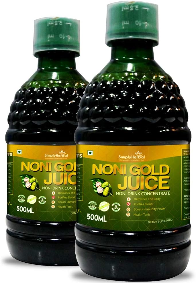 Simply Herbal Noni Gold Juice - 500ml Pack of 2