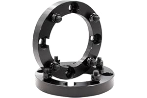 Wheel Accessories Parts 2 Pcs ATV UTV Wheel Spacers 4 on 156mm 4x156mm 1.00 Inch Thick 130mm Hub 3/8" Thread Stud Fits Polaris