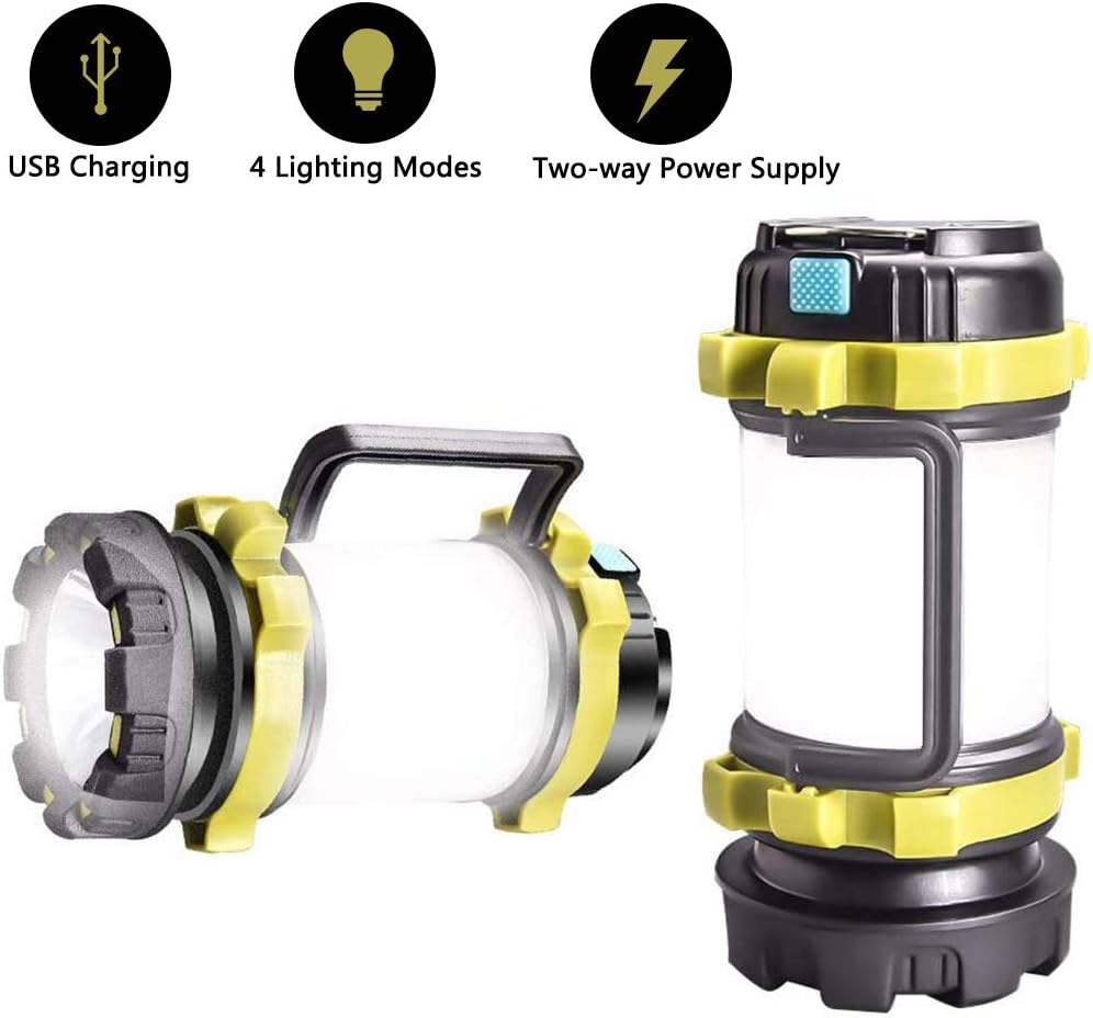 Rechargeable Camping Lantern 850LM MultiFunctional Super Bright CREE