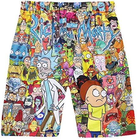 Kseey Men's and Boy's Printing Quick Dry Beach Shorts Swim Trunk ruike XL