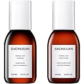 SACHAJUAN Normal Hair Shampoo and Conditioner Set | Ocean Silk Technology for Everyday Cleansing, Volume & Shine | Lightweight Hydration & Detangling | Vegan & Paraben-Free | Pack of 2 (3.4 oz)