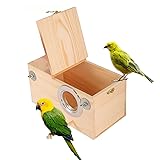 kathson Parakeet Nest Box Budgie Nesting House