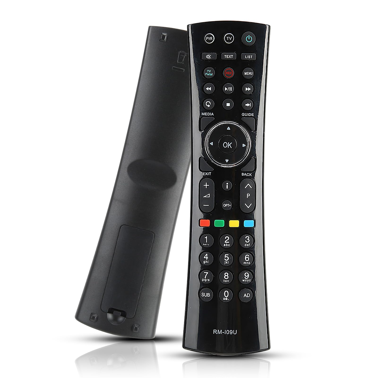 Dioche Remote Control for Humax RM-109u,46 Keys TV Control for HDR-2000T PVR ABS RMI09U Replacement Remote 10m Range