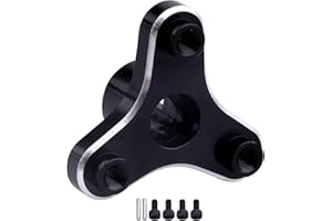 FriHobby RC Slipper Clutch Eliminator for Traxxas 1/10 Slash 2WD Stampede Bandit Rustler VXL XL5 Transmissions Gearbox Case Upgrades (Black)