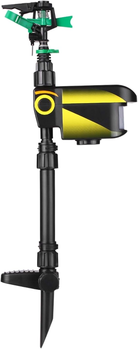 TLBB Solar Powered Garden Sprinkler Motion Activated Animal Repeller