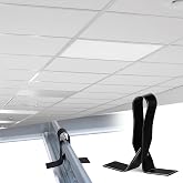 Shimeyao 40 Pack 1.4 x 1 Inch Metal Ceiling Panel Hold Down Clips Ceiling Grid Clips