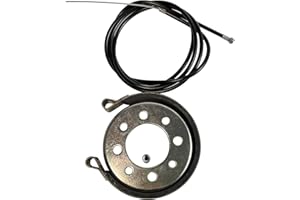 GUCIDDAK 4" Band Brake & 4" Brake Drum & 60" Brake Cable with Pin Kit for Go Kart Cart Yard Cart Mini Bike Yerf-Dog