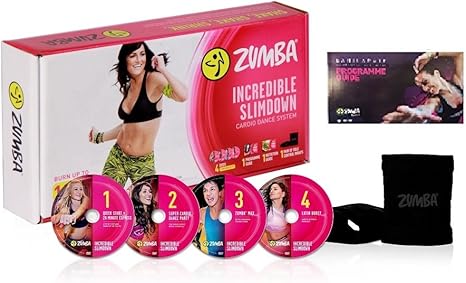 Zumba Incredible Slimdown - Juego de 4 DVD (en alemán, menú y menú ...
