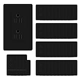 ThunderWay Matte Black Decorator Receptacle Outlet