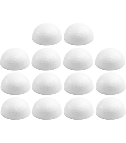 Demi Anneaux - LEALOO - Lot De 5 - 15 Cm - Épaisseur 2,2 Cm - Polystyrène Haute Densité