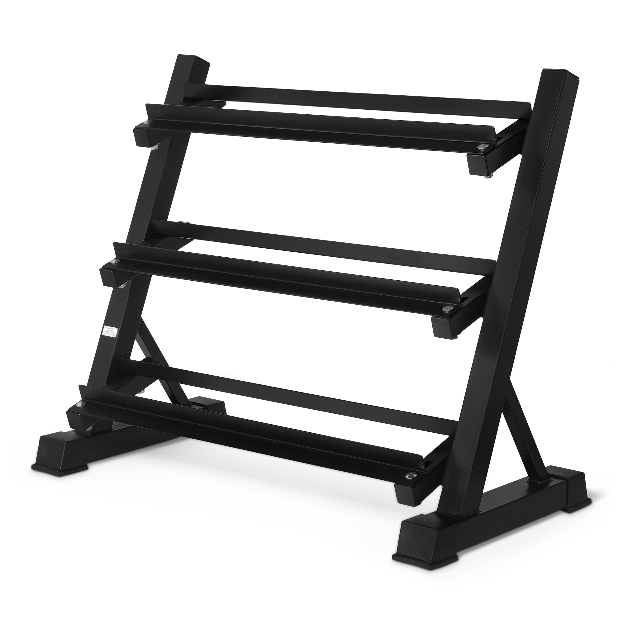Photo 1 of Amazon Basics 3-Tier Adjustable Dumbbell Weight Rack, Stand Only, Black**USED**