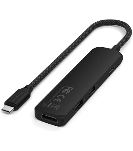 Amazon.com: Satechi 6-in-1 USB-C Hub, 4K/60Hz HDMI, 100W PD
