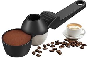 Coffee Scoop & Funnel for Reusable K Cup Pods – 2 Tablespoon Measuring Spoon for Ground Coffee, Protein Powder, and Tea – No-