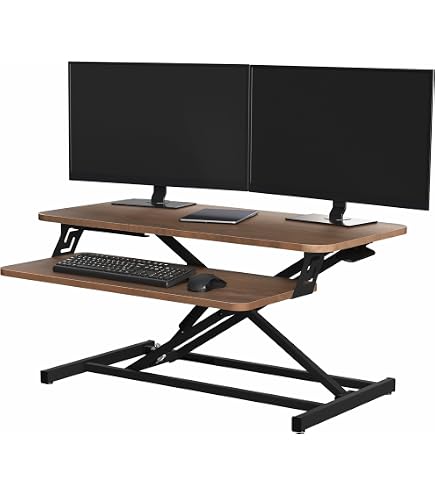 Amazon.com : FITUEYES Height Adjustable Standing Desk 32” Wide Sit