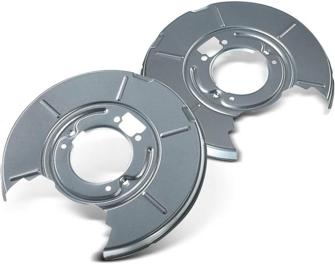 Set of 2 Rear Driver and Passenger Side Brake Dust Shield