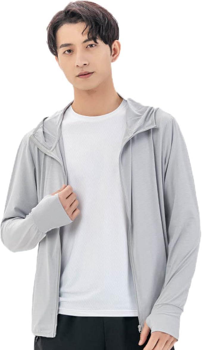 Amazon Co Jp 星とピエロ レディース メンズ Uvカット ラッシュガード スポーツ アウトドアウェア Upf50 紫外線対策 おしゃれ 無地 フード付き パーカー 水着 長袖 登山 自転車 運動 服 ファッション小物