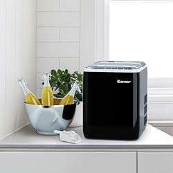 COSTWAY Ice Maker Countertop with Self-Clean