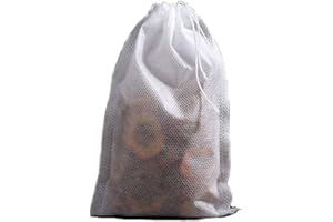 TamBee 100Pcs 5.9" x 7.87" Disposable Drawstring Tea infusers Tea Filter Bags for Loose Tea Herbs Spice Bags for Brew Tea Cold Brew Coffee（ 5.9" x 7.87" /15 x 20cm） (100)