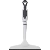 Superio Rubber Squeegee, Streak Free All Purpose Window Squeegee, Comfort Grip Handle and Hanging Hook (Grey, 6 Inch)