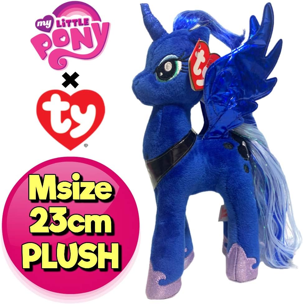マイリトルポニー Ty 23cm Mサイズ ぬいぐるみ プリンセス ルナ マスコット Mylittlypony Mlp グッズ キャラクター プレゼント ギフト ぬいぐるみ ホビー Amazon