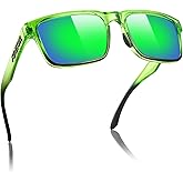 STGATN XL Big Head Sunglasses for Men - 155MM for Large Wide Heads Men's TR90 Ultralight Polarized UV400 Protection Glasses