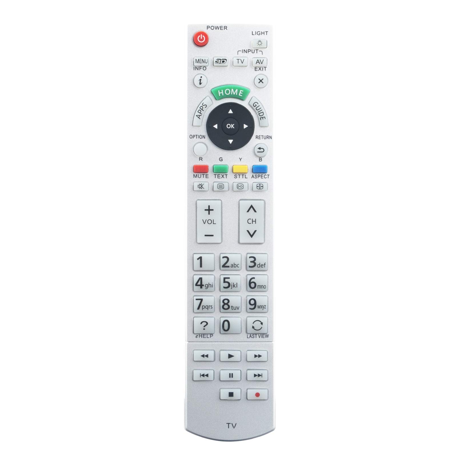 VINABTY N2QAYB000928 Replaced Remote Control for Panasonic TV TX-39AST656 PLAZMA TC-26LX14 TC-26LX14X TC-32LS1 TC-32LX1 TC-32LX14 TC-32LX14N TC-32LX14X TC-42PS14 TC-42PX14 TC-42PX14N Remote Controller