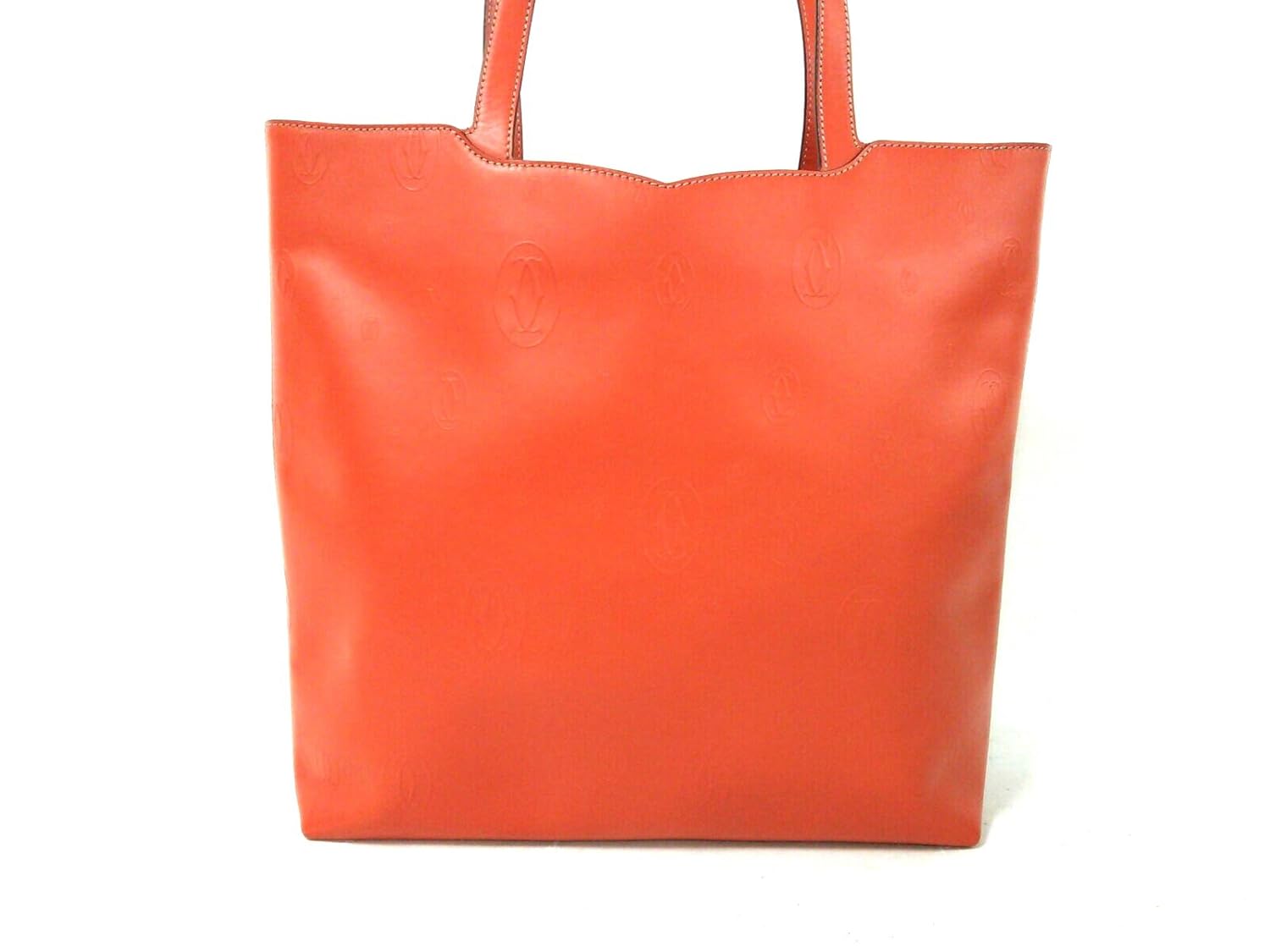 絶対一番安い カルティエ Cartier トートバッグ ハッピーバースデー オレンジ 中古 B07f4p2r Hermescolleges Ca