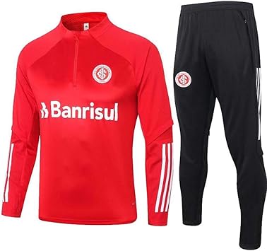 Amazon Co Jp Juy サッカーユニフォーム ブラジル フットボールクラブ スポーツスーツ ポロシャツ メンズフットボールジャケット長袖トレーニングスーツ 男子サッカースポーツスーツ スポーツ アウトドア