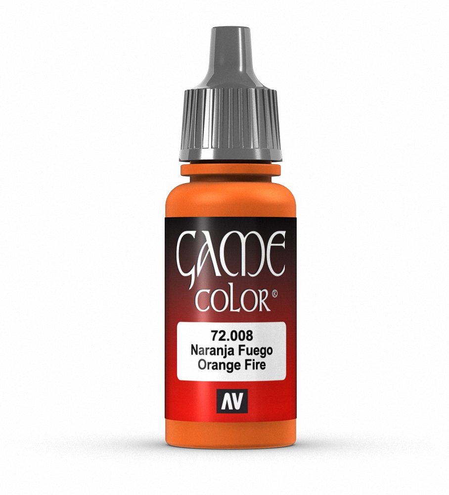 Vallejo Game Color 17ml Arylic Paint - Orange Fire