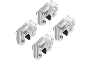Lexziuo 2-Pair Mobile Gaming Triggers, Alloy Buttons Fire Keys for Shooting Games, Universal Phone Game Controller Attachment