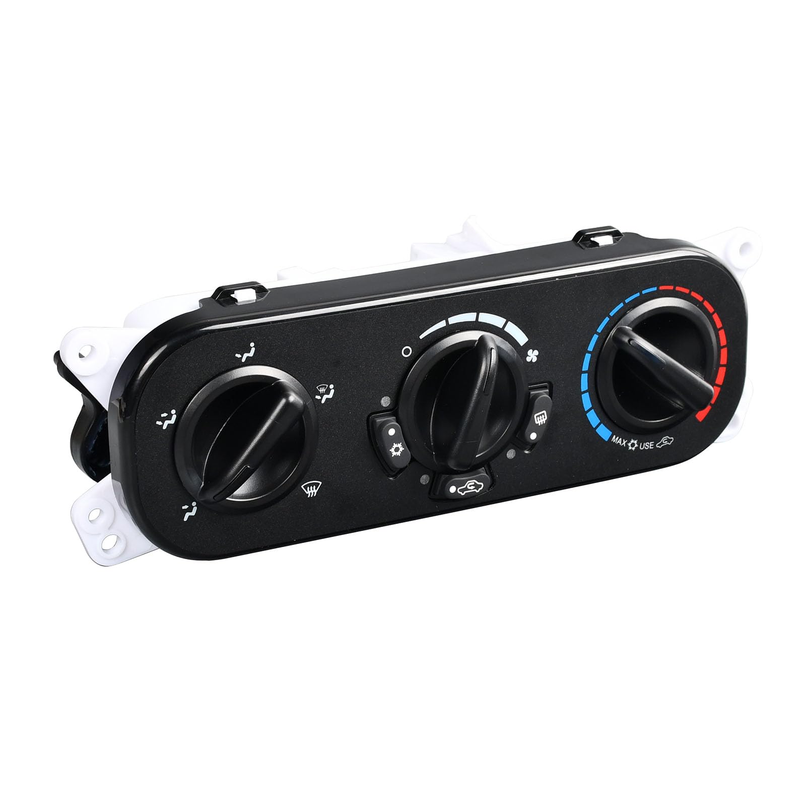 Photo 1 of BATONECO Front A/C Heater Climate Control Module Panel Compatible with 2007 2008 2009 2010 Jeep Wrangler 3.8L V6 Replace# 55111840AE