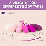 Intimate Rose Kegel Balls for Women – Pelvic Floor Weights Set of 6 Silicone view 4