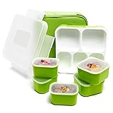 Fun Life Bento Lunch Box, 5 Compartment Insulated