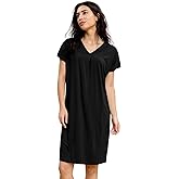 GYS Women's Nightgowns Bamboo Viscose Soft and Comfy Short Sleeve Pajama Dress