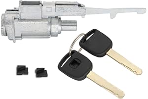 CMOOD Ignition Switch Cylinder Lock With 2 Key Compatible for 2003-2015 Honda Acura Accord Odyssey Element Civic CR-V Pilot CR-Z MDX RDX TSX ZDX TL Replacement OE# 06351-TE0-A11
