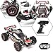 CR 2.4 GHz 1:20 Remote Control Racing Buggy Car Crazy Speed RC Off Road Truck with 4 Wheel Shock Absorbers Powerful Battery Aggressive Drifting/Stunts Car RTR