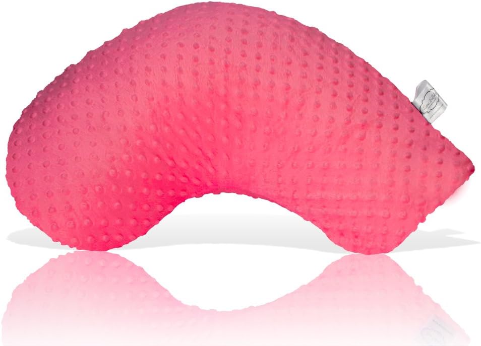Luna Lullaby Lil' Something Tummy-Time Pillow, Fuchsia Dot