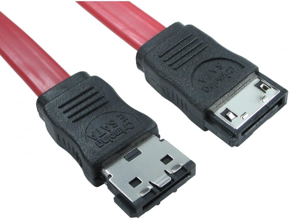 Bluecharge Direct 2m 7 Pin SATA to eSata External Sata v2 Data Cable Lead